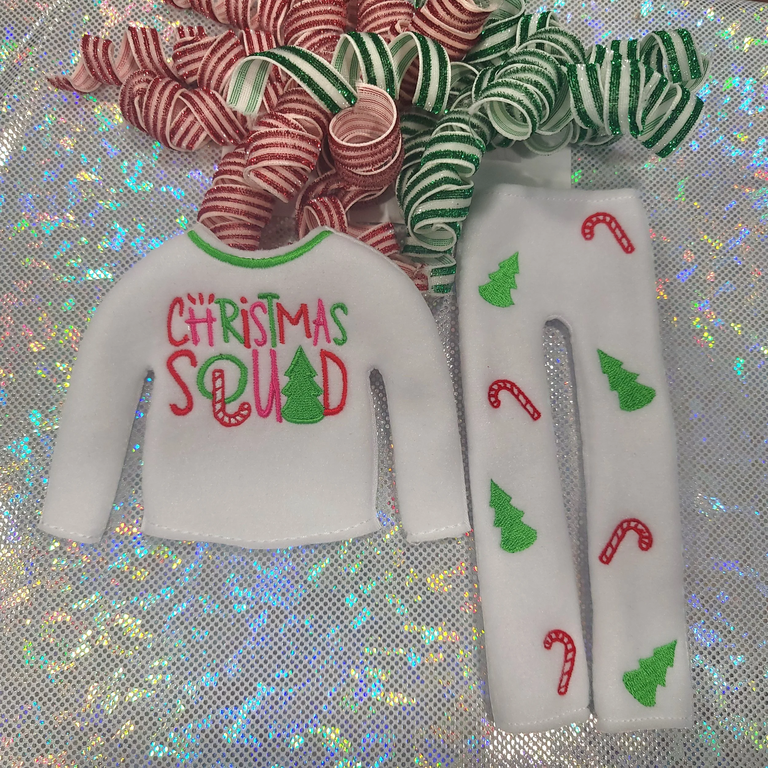 Christmas Squad for 12" Doll or Elf Clothes