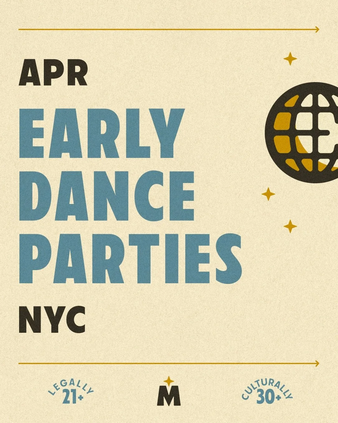 This is not a joke, April&rsquo;s Matinee Calendar is hot off the presses! 

What is Matinee, you ask? We throw early dance parties in NYC for millennials and 30+ party people that also like a good night&rsquo;s rest.

Our parties offer a wide array 