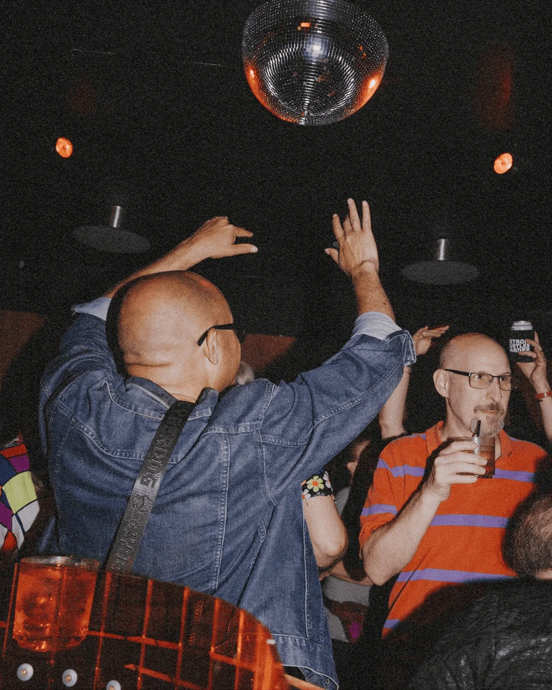 Crowd dancing at Matinee NYC Lost Gen Gen X party