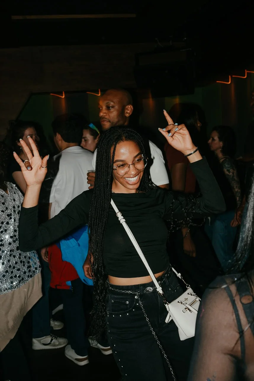 Woman dancing like no one is watching