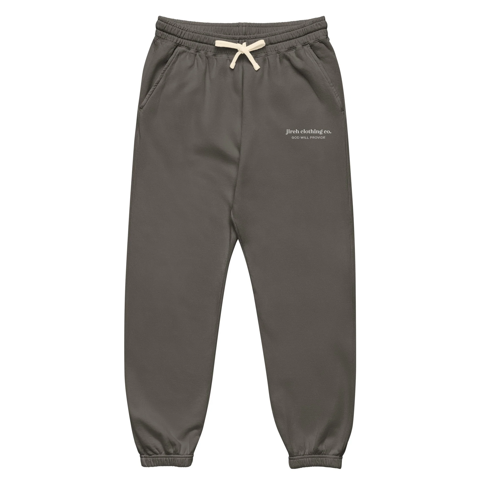 unisex-garment-dyed-fleece-sweatpants-pepper-front-69fb7b636d6a2.jpg