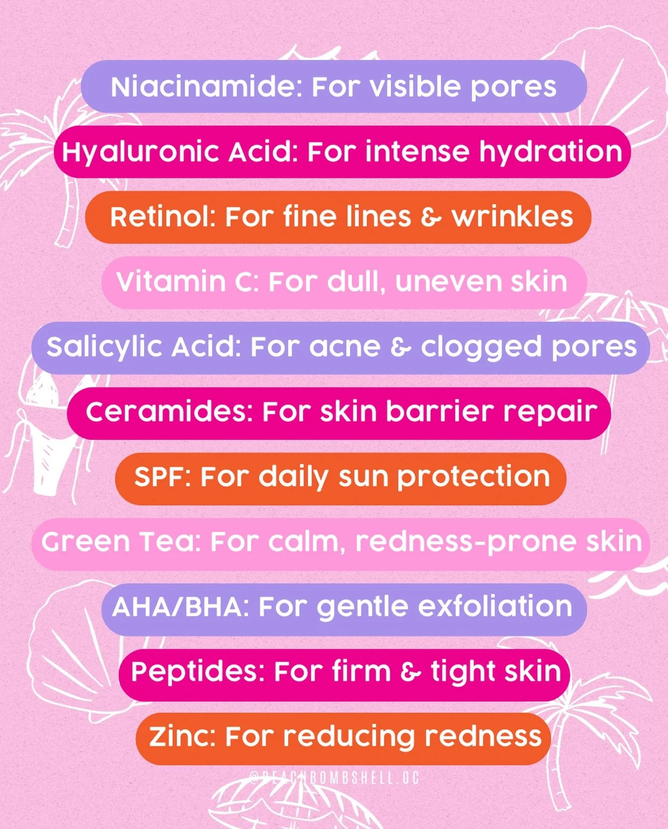 Are you using the right products? Make sure you know your ingredients✨