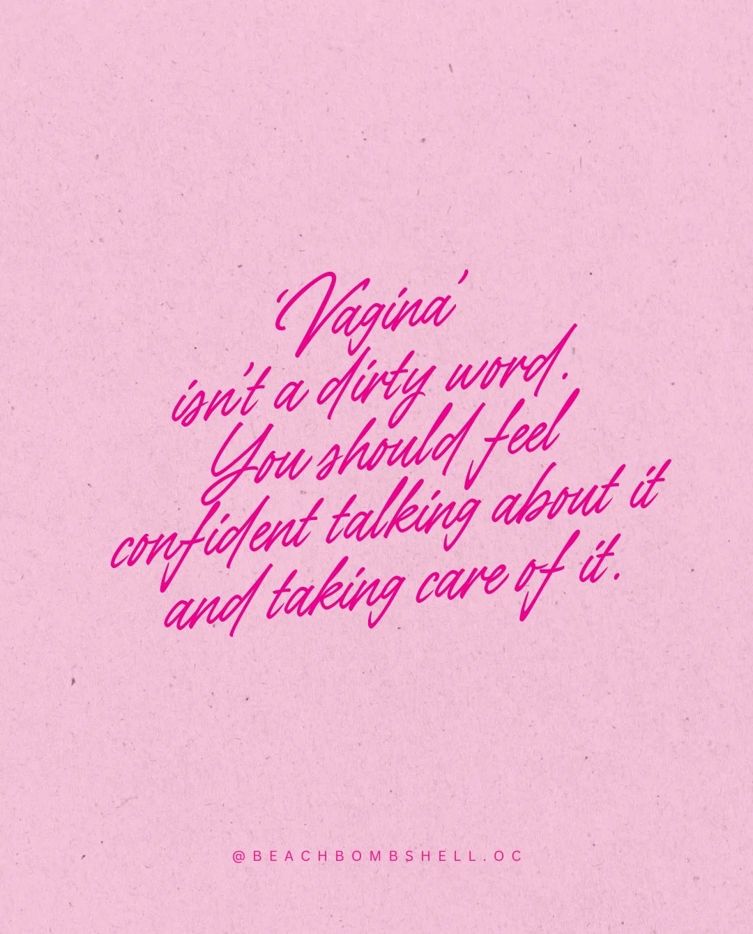 Let&rsquo;s talk about something no one talks about👀 

Your vagina.

Somewhere along the way, women were taught to feel embarrassed about it&hellip; like it&rsquo;s something to hide, ignore, or only bring up when something is wrong. 

So we stay qu