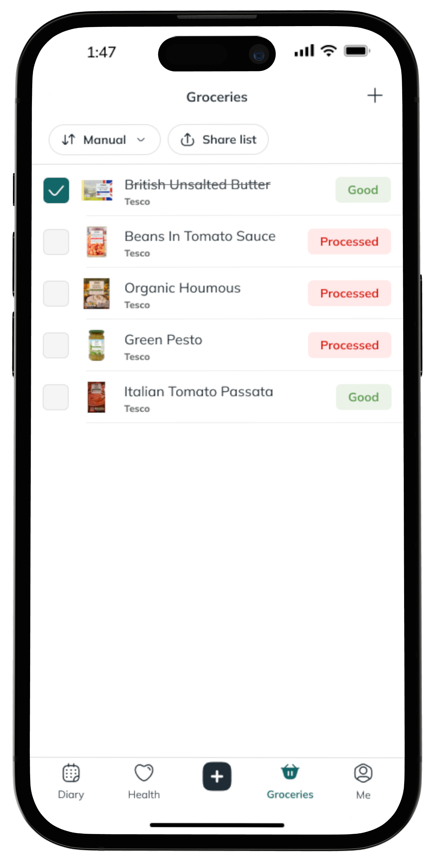 Ivy - Processed Food Scanner