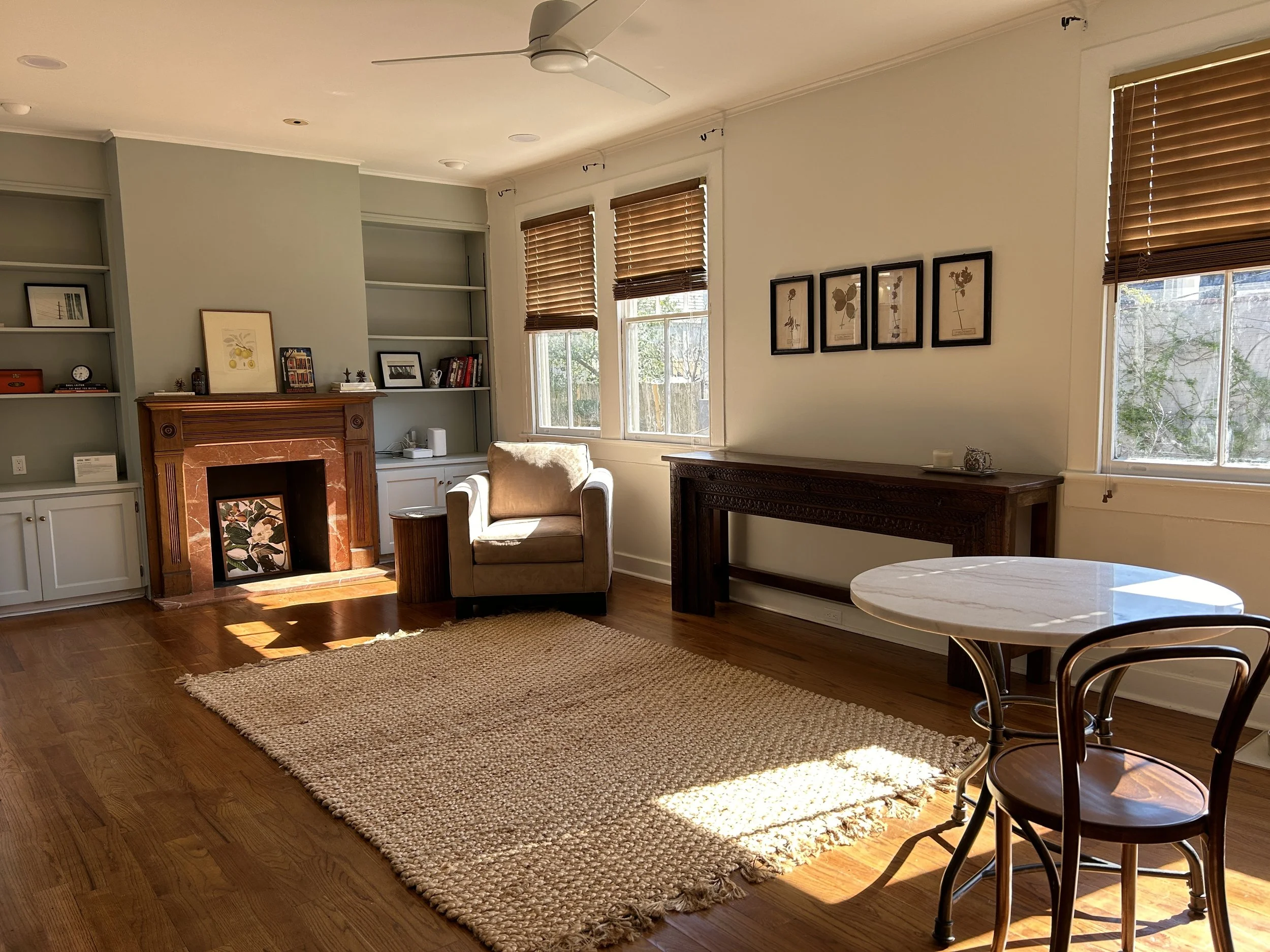 Floor-through open space