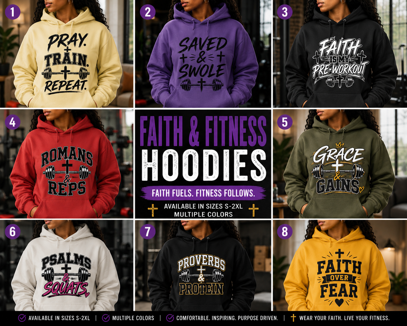 Faith & Fitness Hoodie