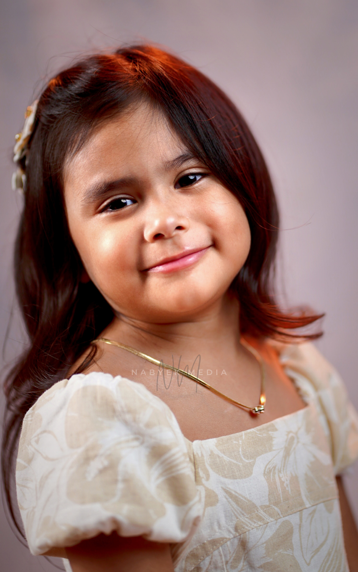 little girl posing