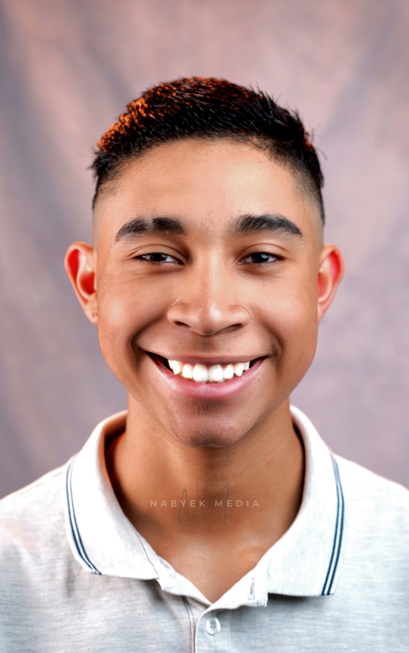 young man smiling