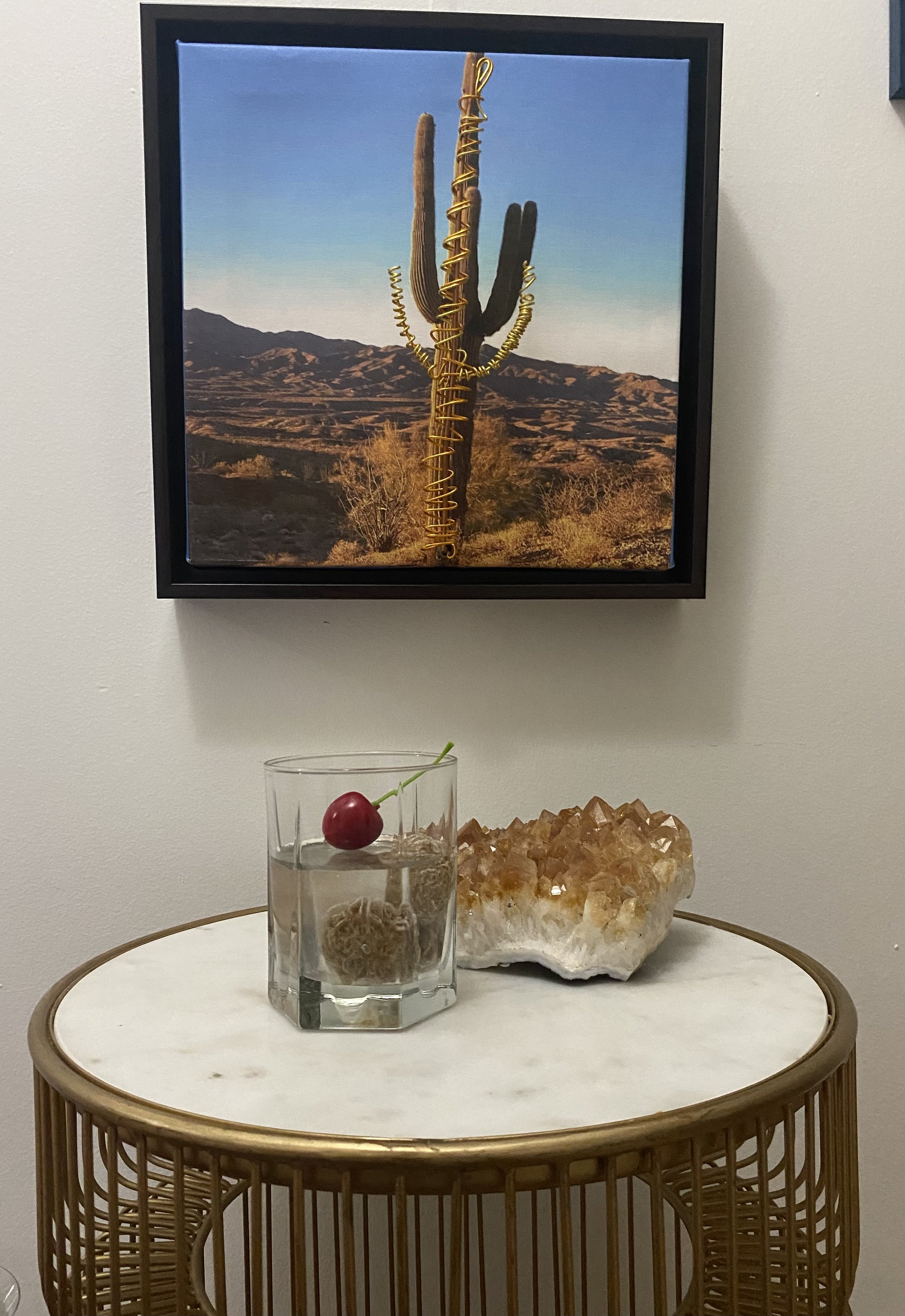 Energy on the Rocks Sculpture (Hexagon)