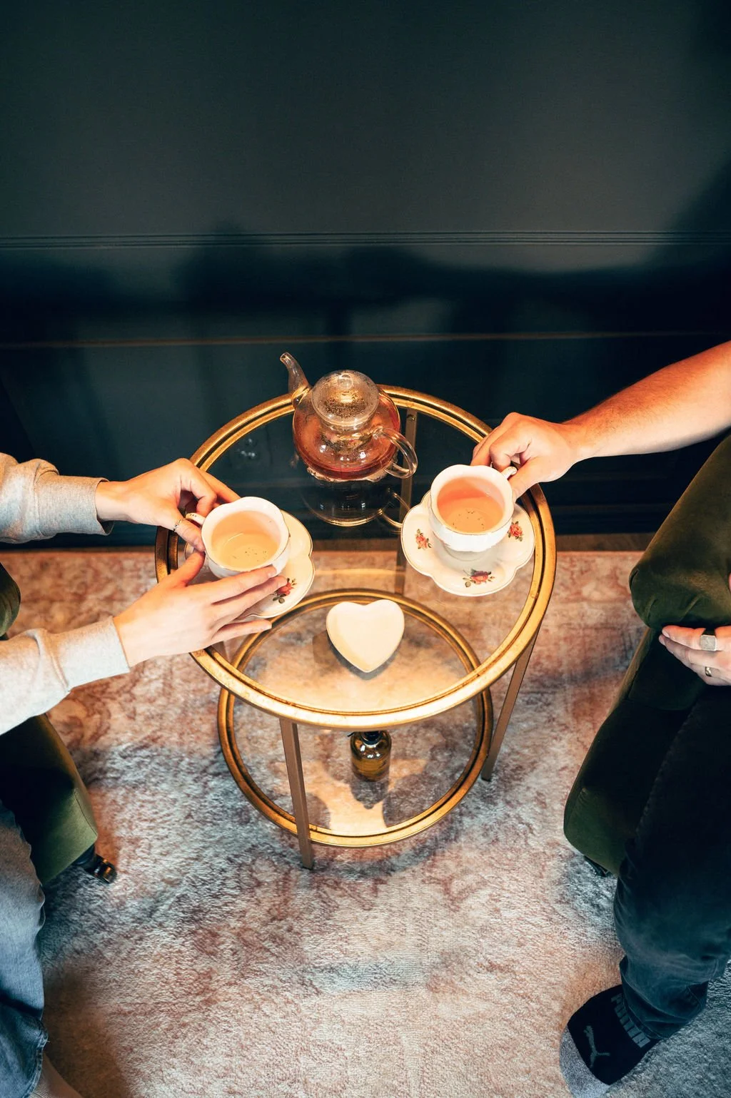 Relaxing couples massage SLC experience at Kalm Sanctuary, designed to promote connection, stress relief, and total-body restoration