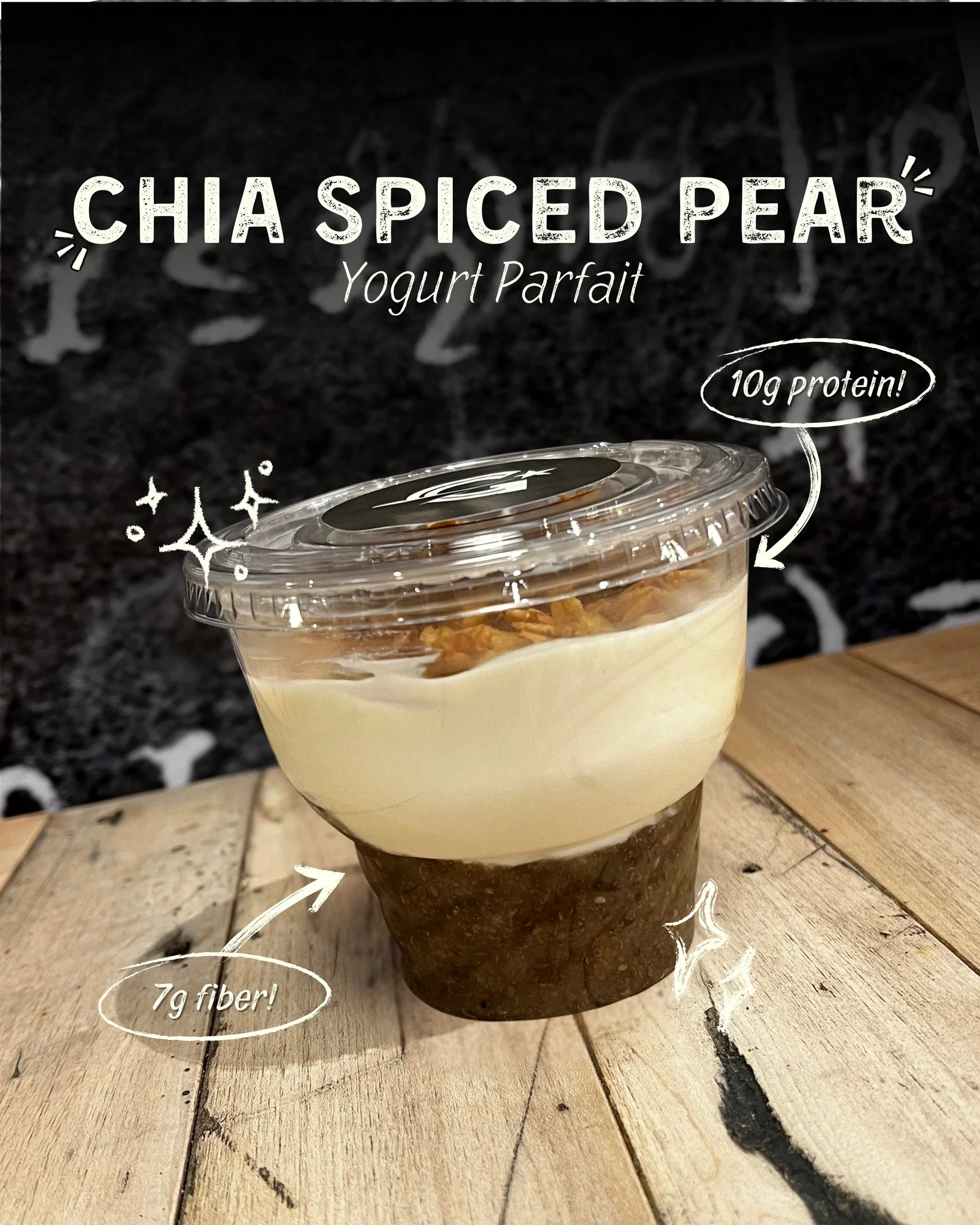 Currently crushing on this one. 🍐

Chia Spiced Pear Yogurt Parfait &mdash; high fiber, 10g protein. Limited-time seasonal treat, featuring granola from our friends at @kneadedkindness