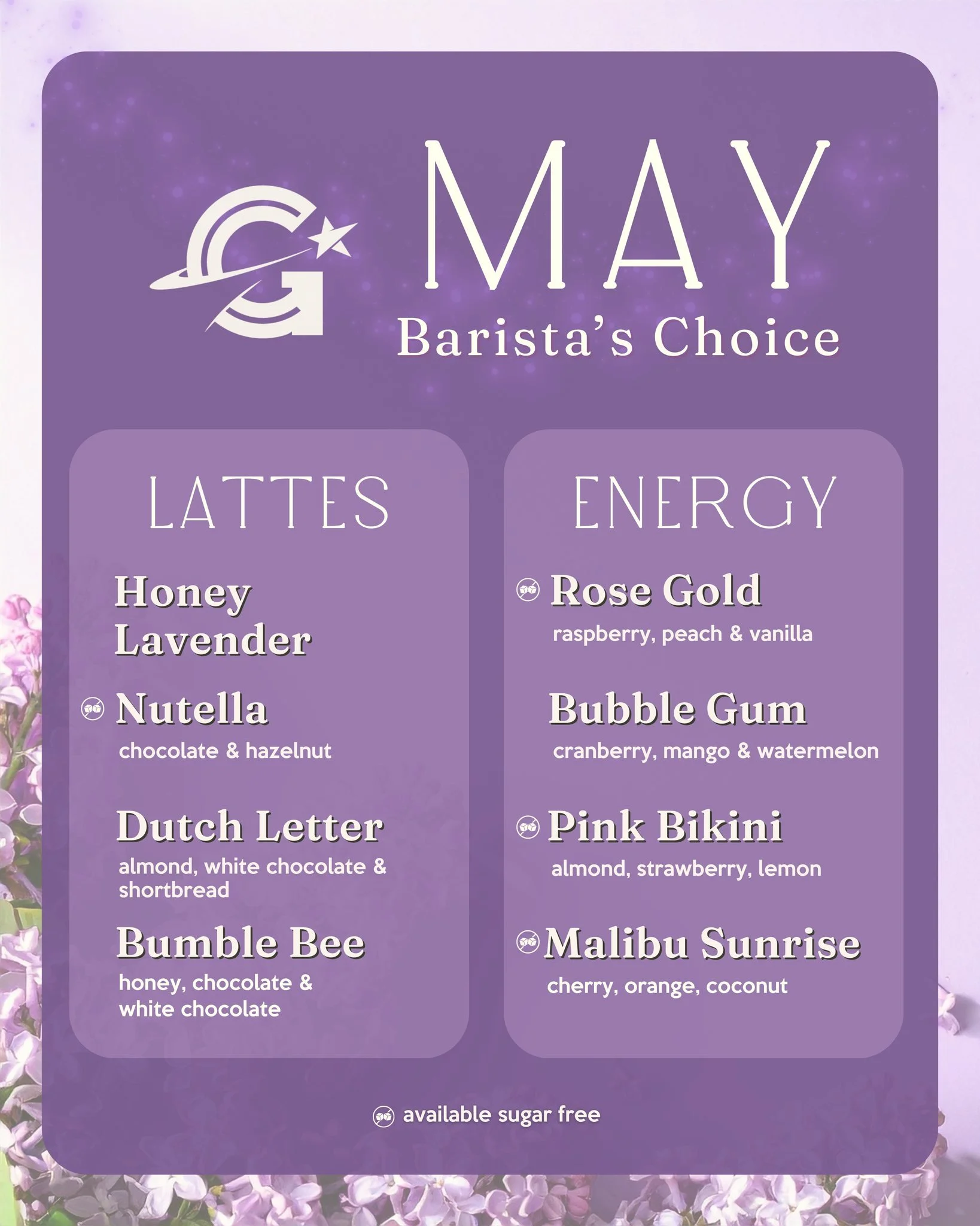 May Barista&rsquo;s Choice is giving flowers, bakery case, and vacation energy all at once.