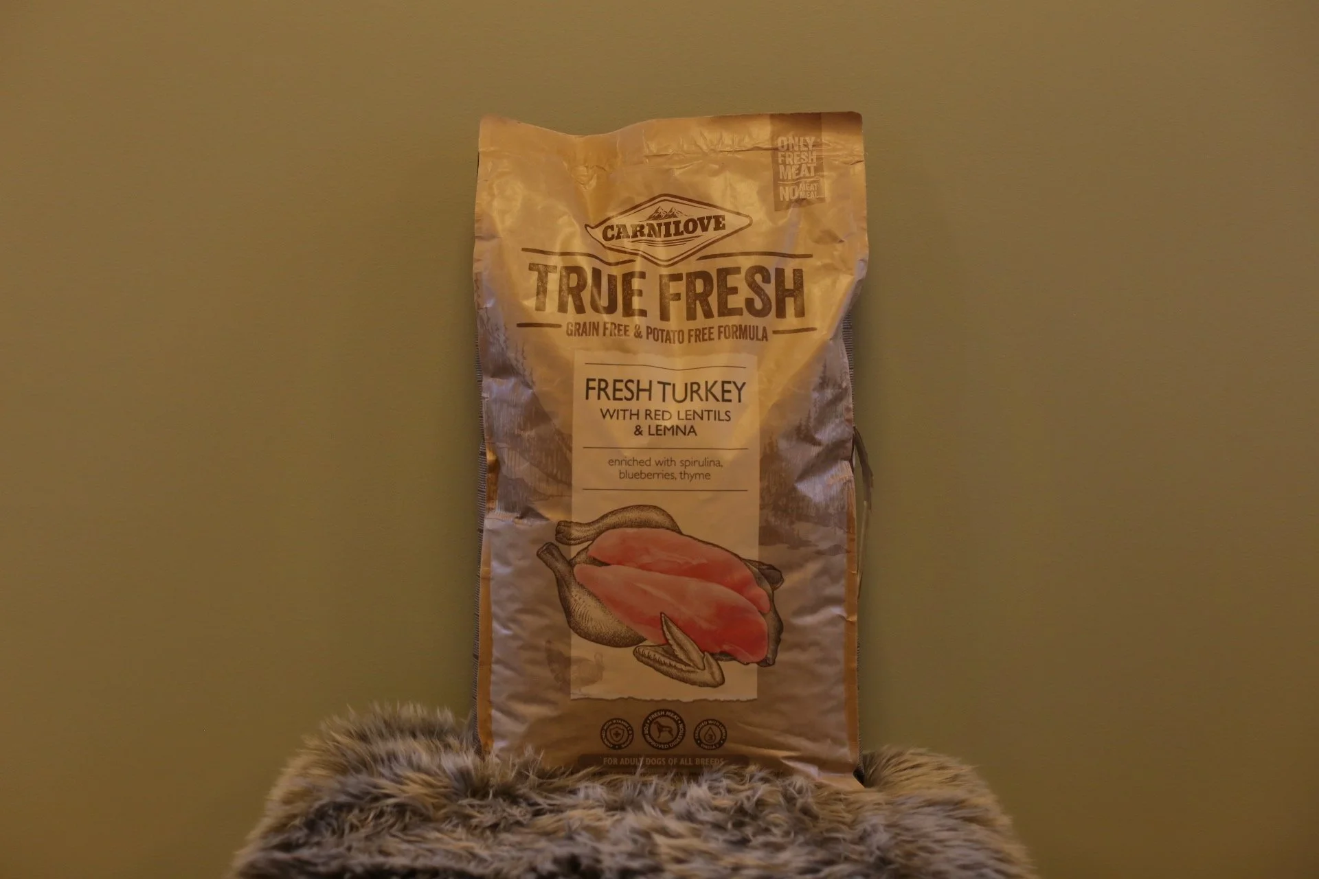 Carnilove TRUEFRESH TURKEY with red lentals and lemna 11.4kg