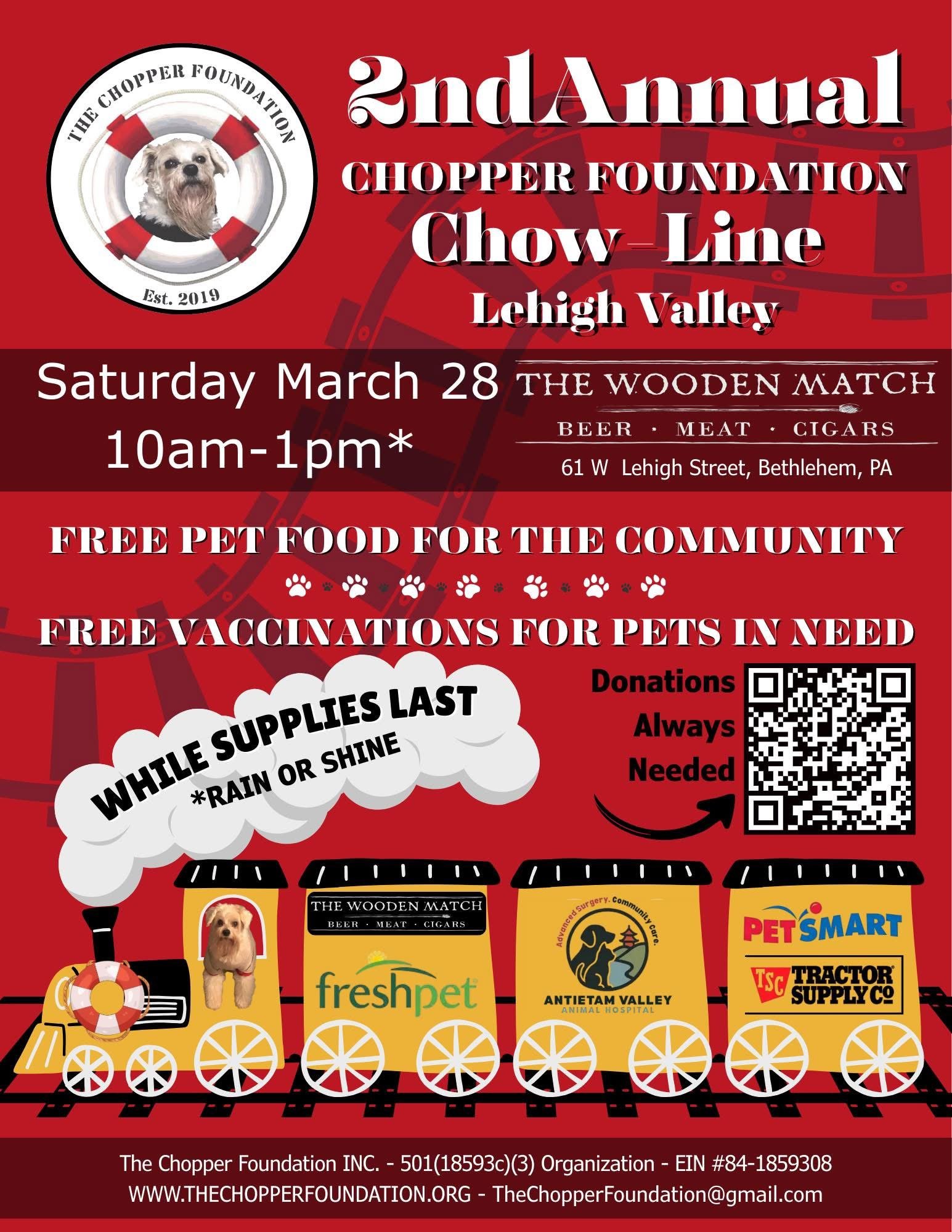 Chopper Foundation Free Dog Food Event