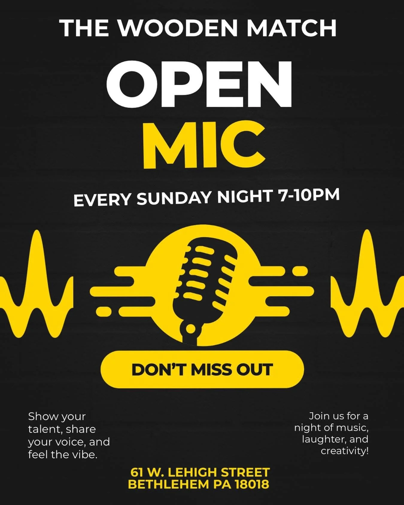 LIVE MUSIC OPEN MIC NIGHT