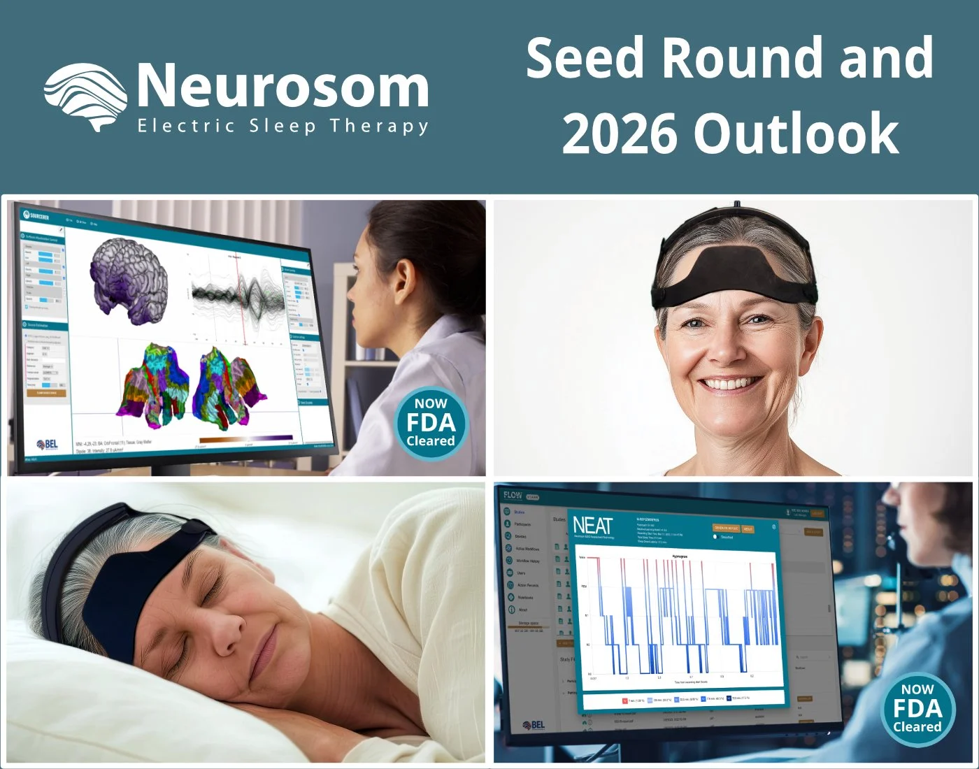 Neurosom™ has announced the imminent close of an oversubscribed bridge round, a strong validation of our mission to transform deep and REM sleep into a therapeutic pathway for long-term brain health.
