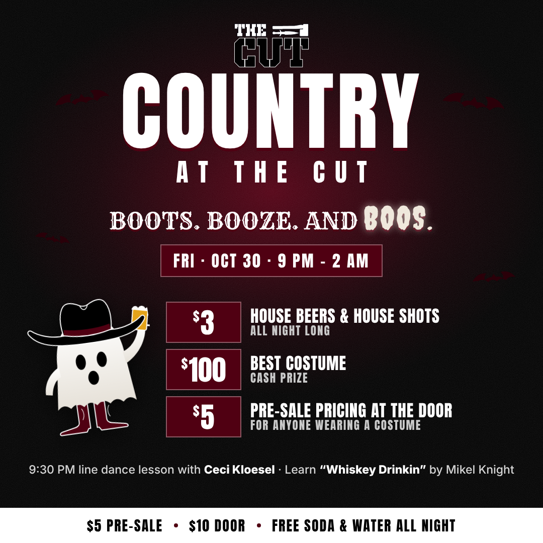 Country at The Cut | Friday Nights Country Dancing in College Station 