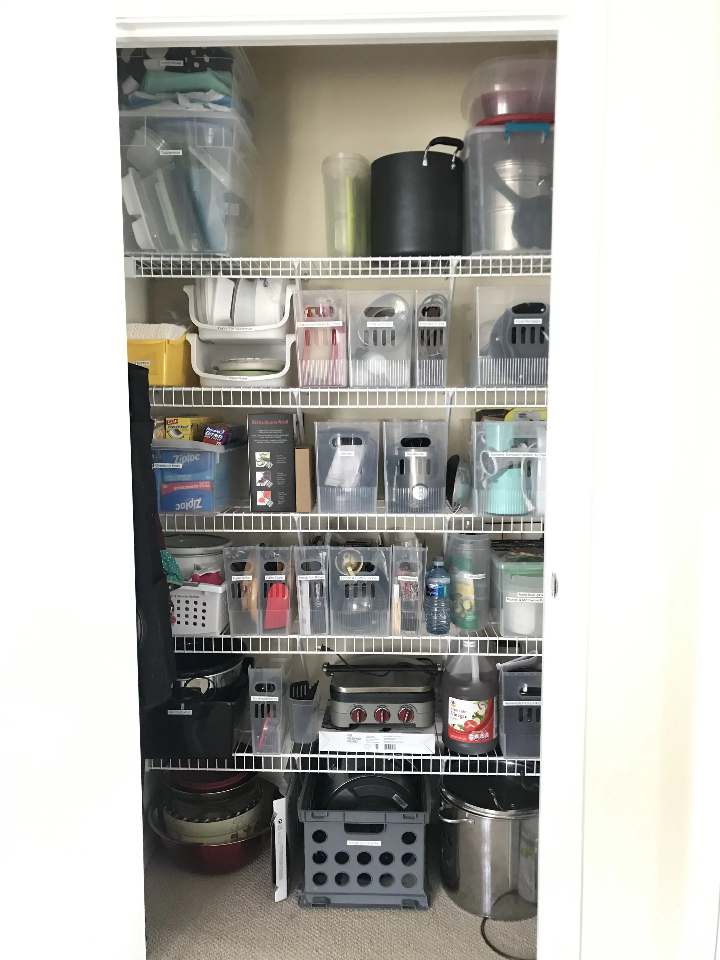 Completed Appliance Closet (2)