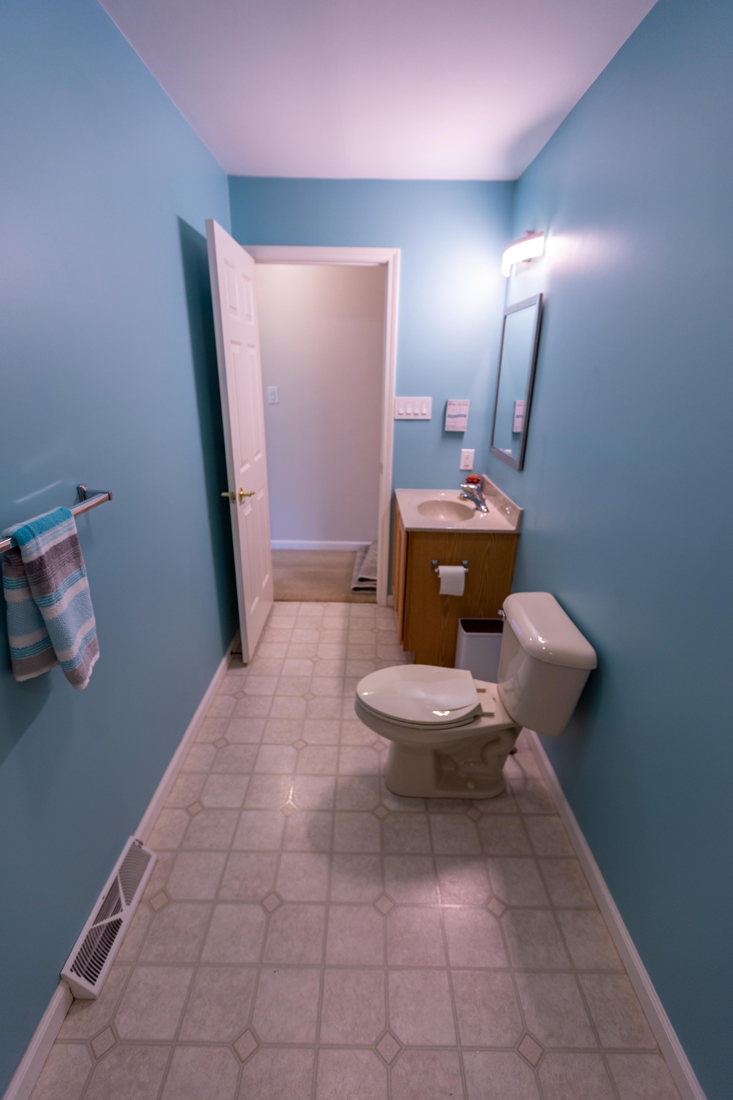 Hallway Bathroom - View Out