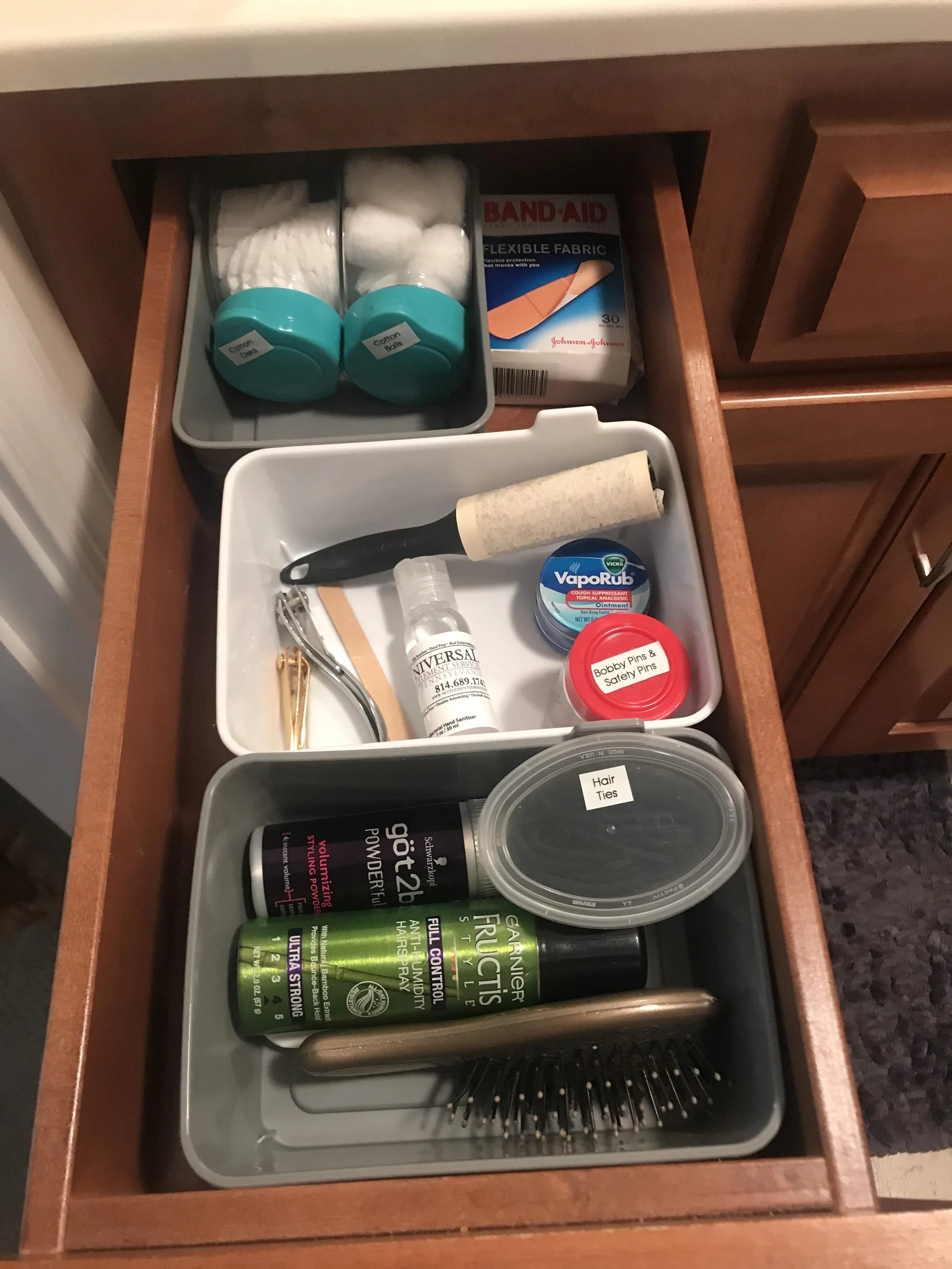 Completed Bathroom Drawer 2