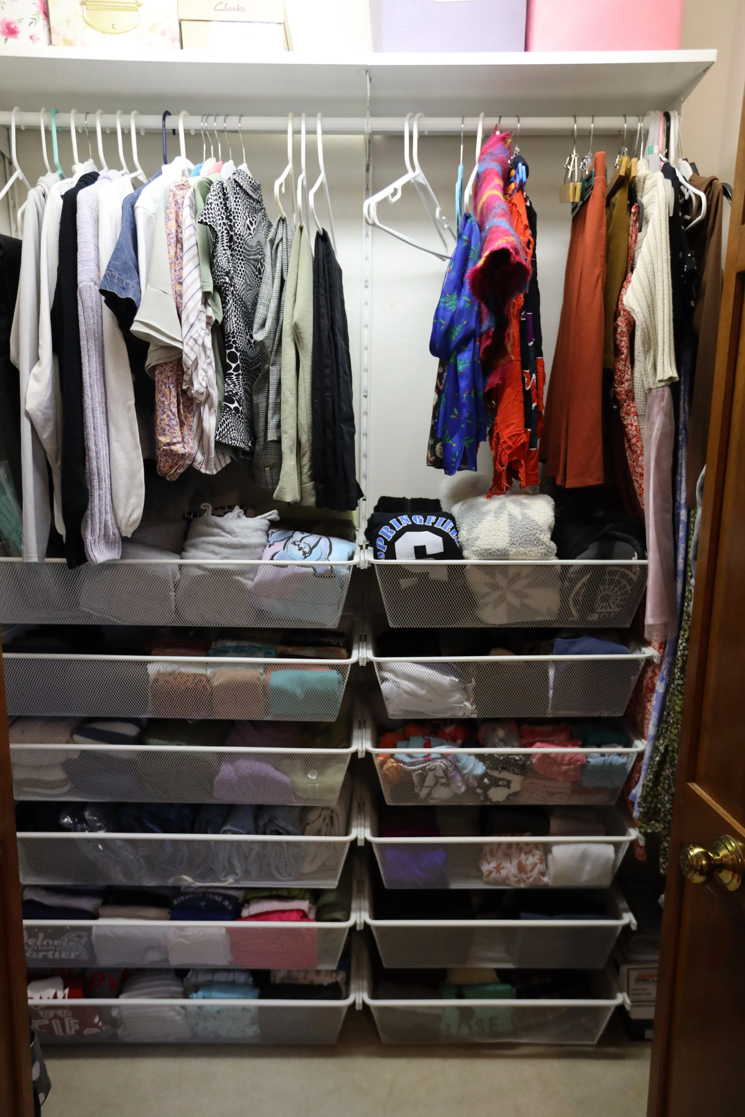 Completed Closet - Zoomed In