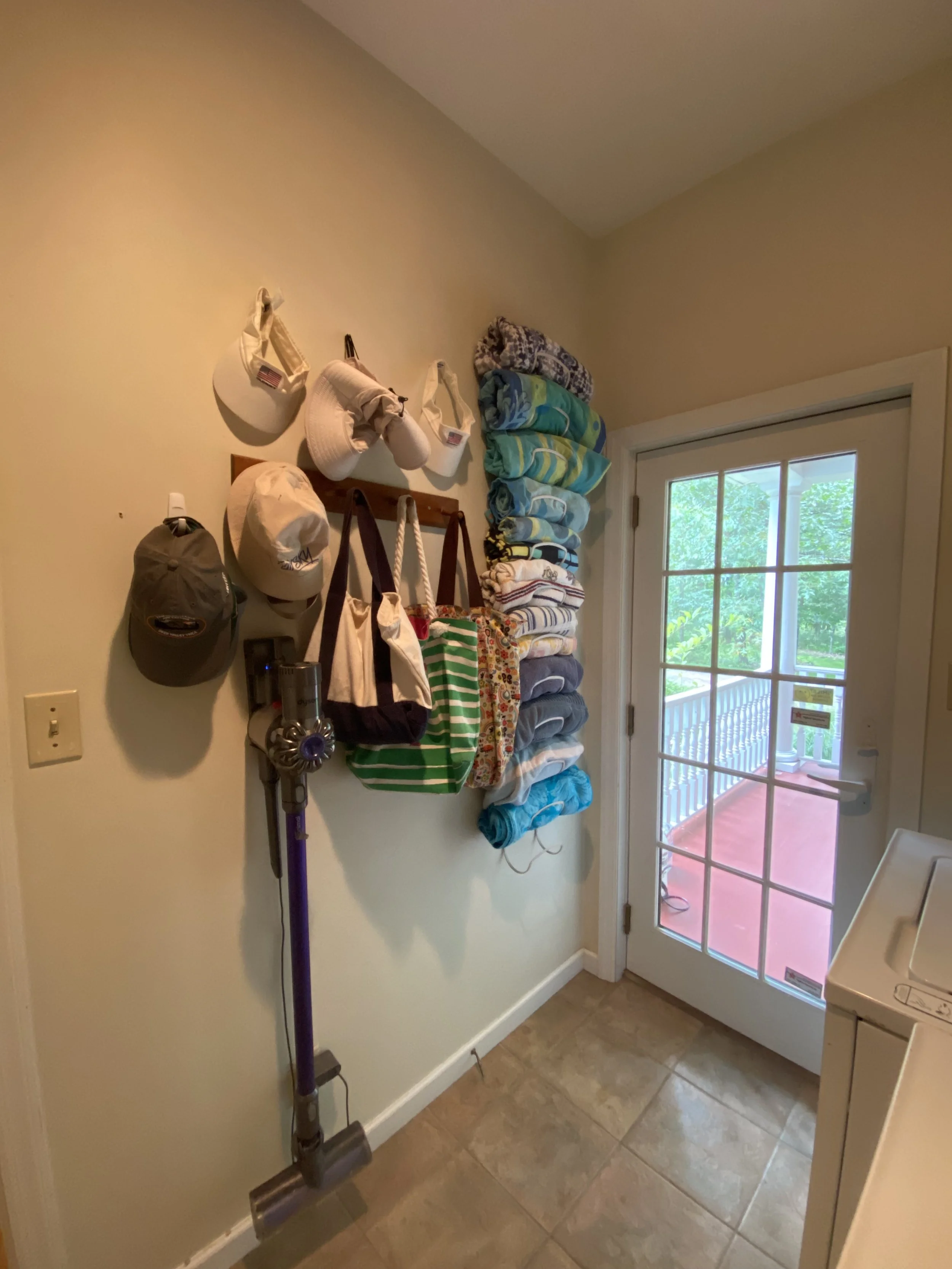 Completed Towel Hang Area