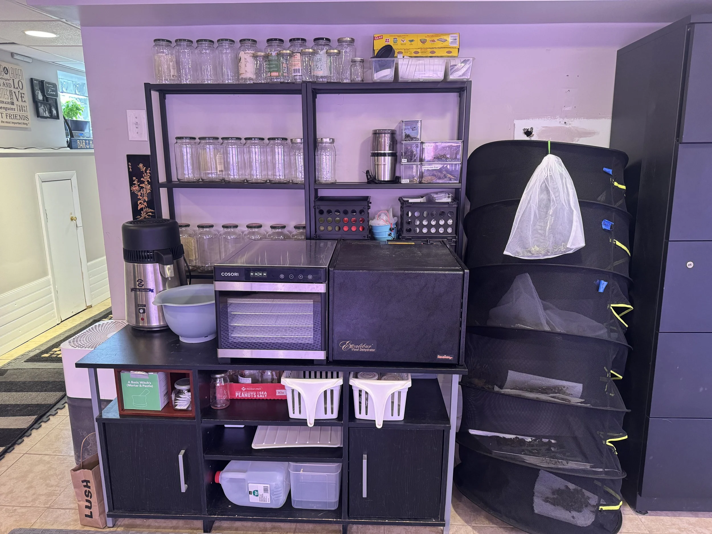 Completed Dehydrating and Distilling Area