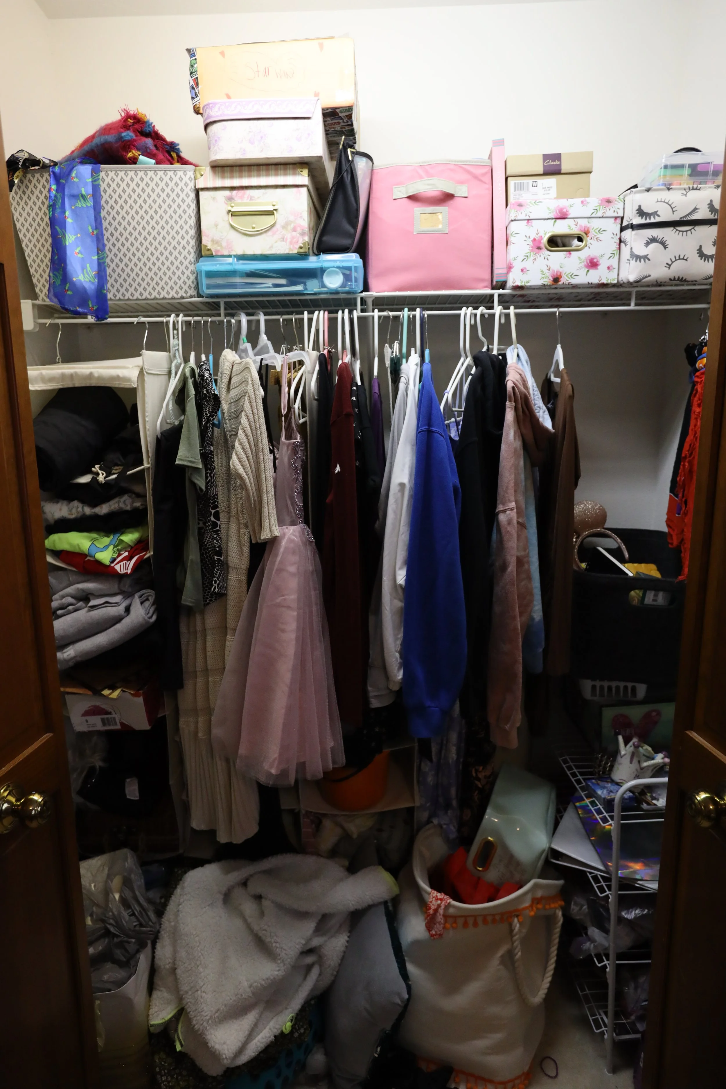 Teenager's Closet - Before