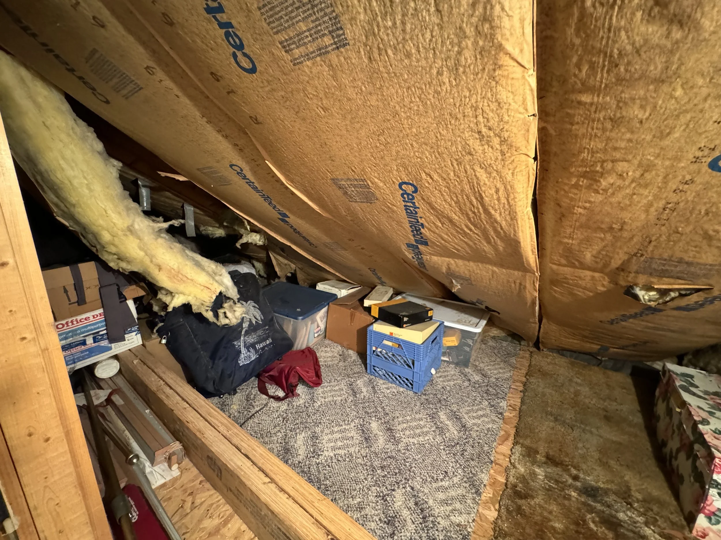 Before - After partial clear-out