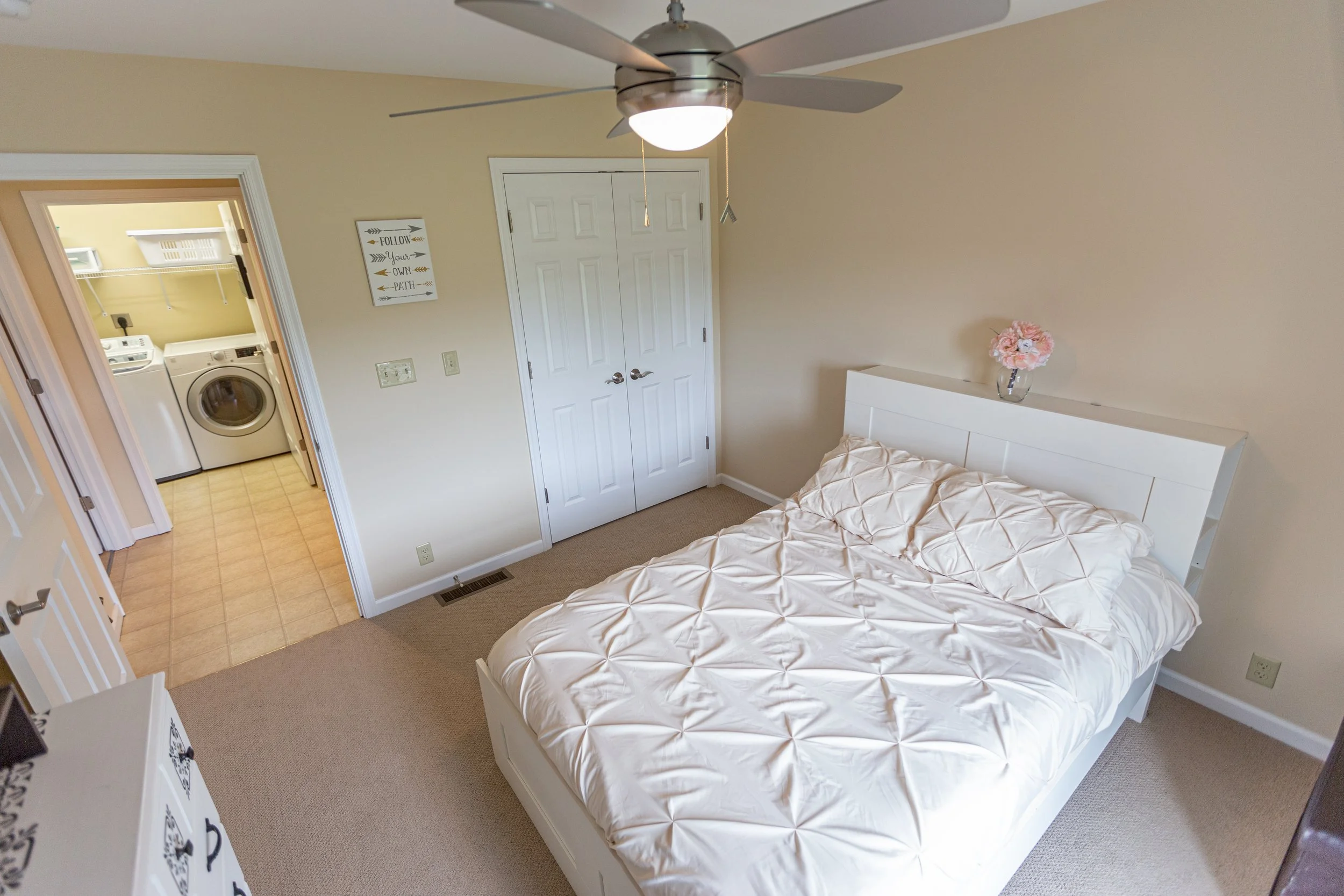 Completed Bedroom 1 - Sale Listing Photo Showing Laundry (3) 