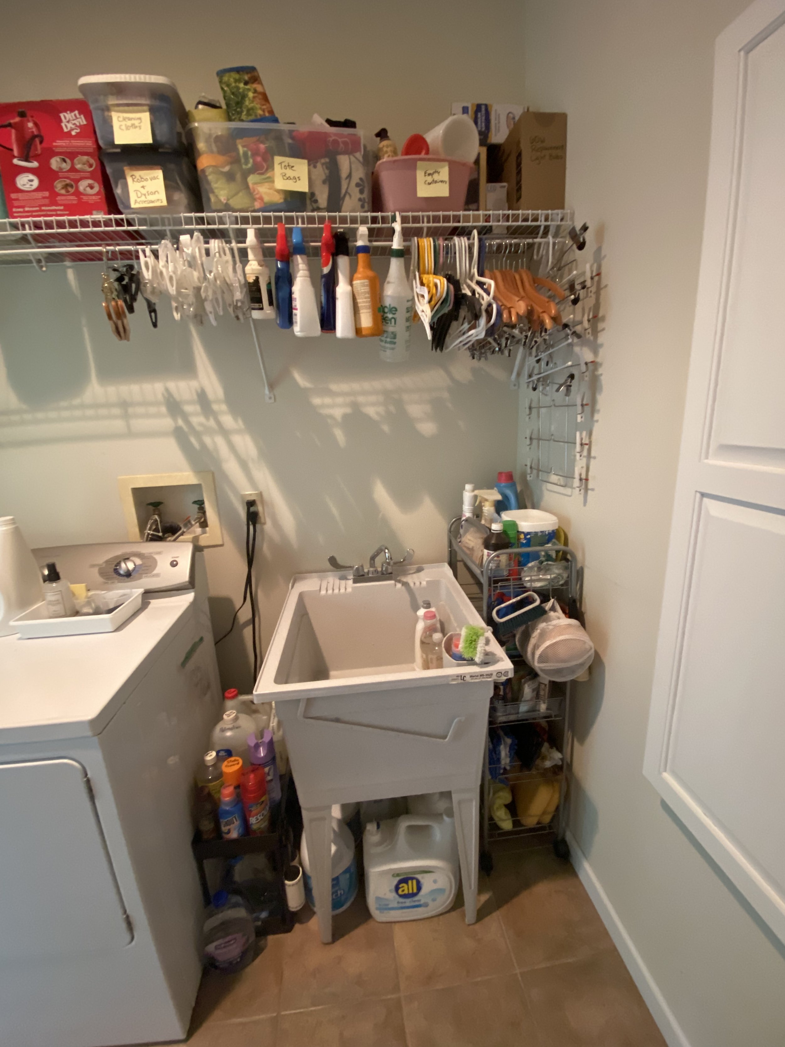 Laundry Room After Maintenance Visit