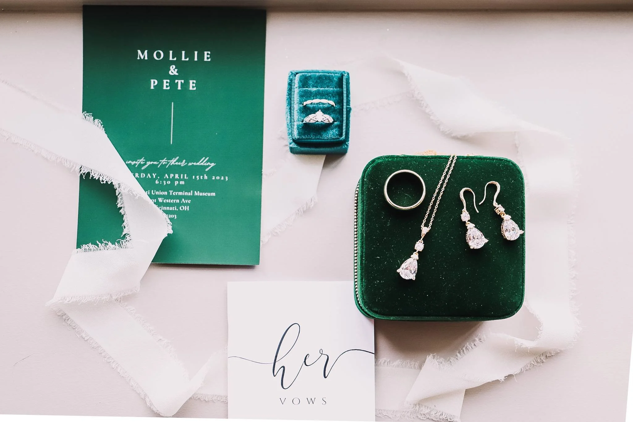 Do you like simple or more elaborate detail shots? We always try to 'match the vibe' with the detail images. So, if you're wedding is elaborate, we make it elaborate. If you're wedding is simple, we make it more simple. 
Edited with 'Rich &amp; Moody