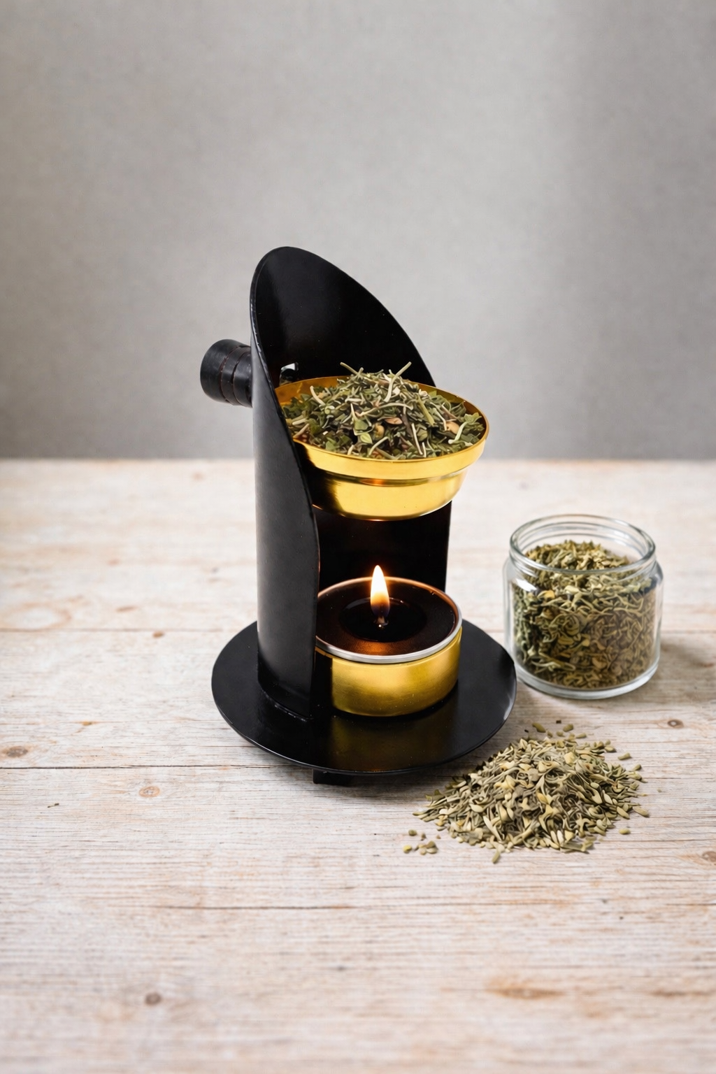 Ritual Herb Burner - Tea Light Botanical Warmer