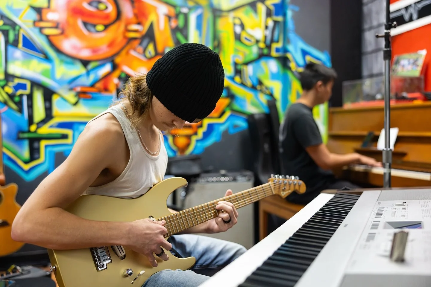 🎶✨ Day after day, these young musicians are jamming, growing, and mastering their sound 🎸🥁🎹 all getting ready to shine at the annual Connections Variety Show! 🌟🙌🔥

#Music #Musicians #MusicMaking #YoungMusicians #BandPractice #MusicPractice #Pr