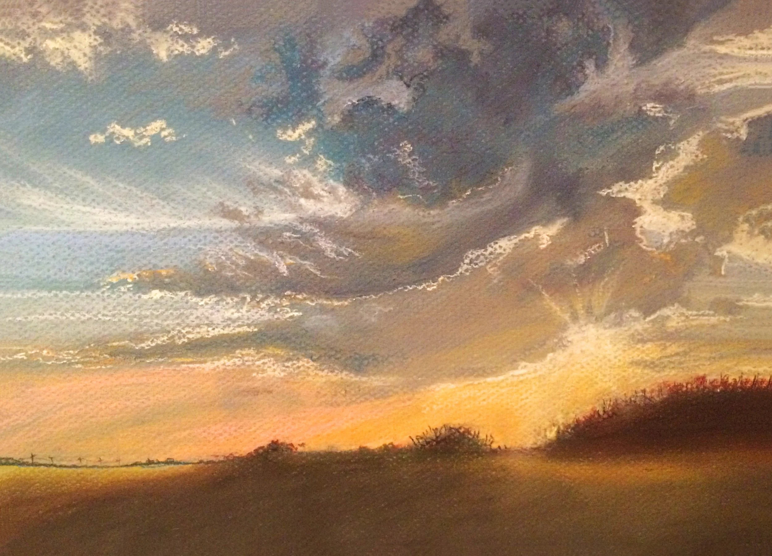 Sunset in June
Pastel
8" x 10"
(2021)
$ 160 - SOLD