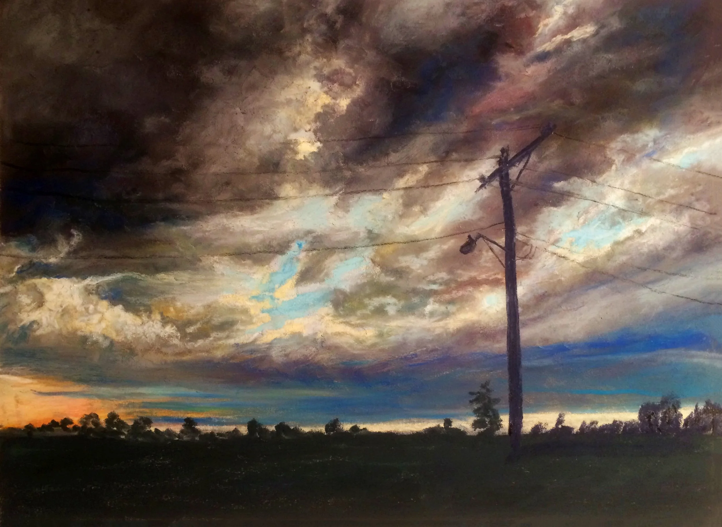 Dusk in Front of Germaine’s
Pastel
8" x 12"
(2021)
$ 160 - SOLD