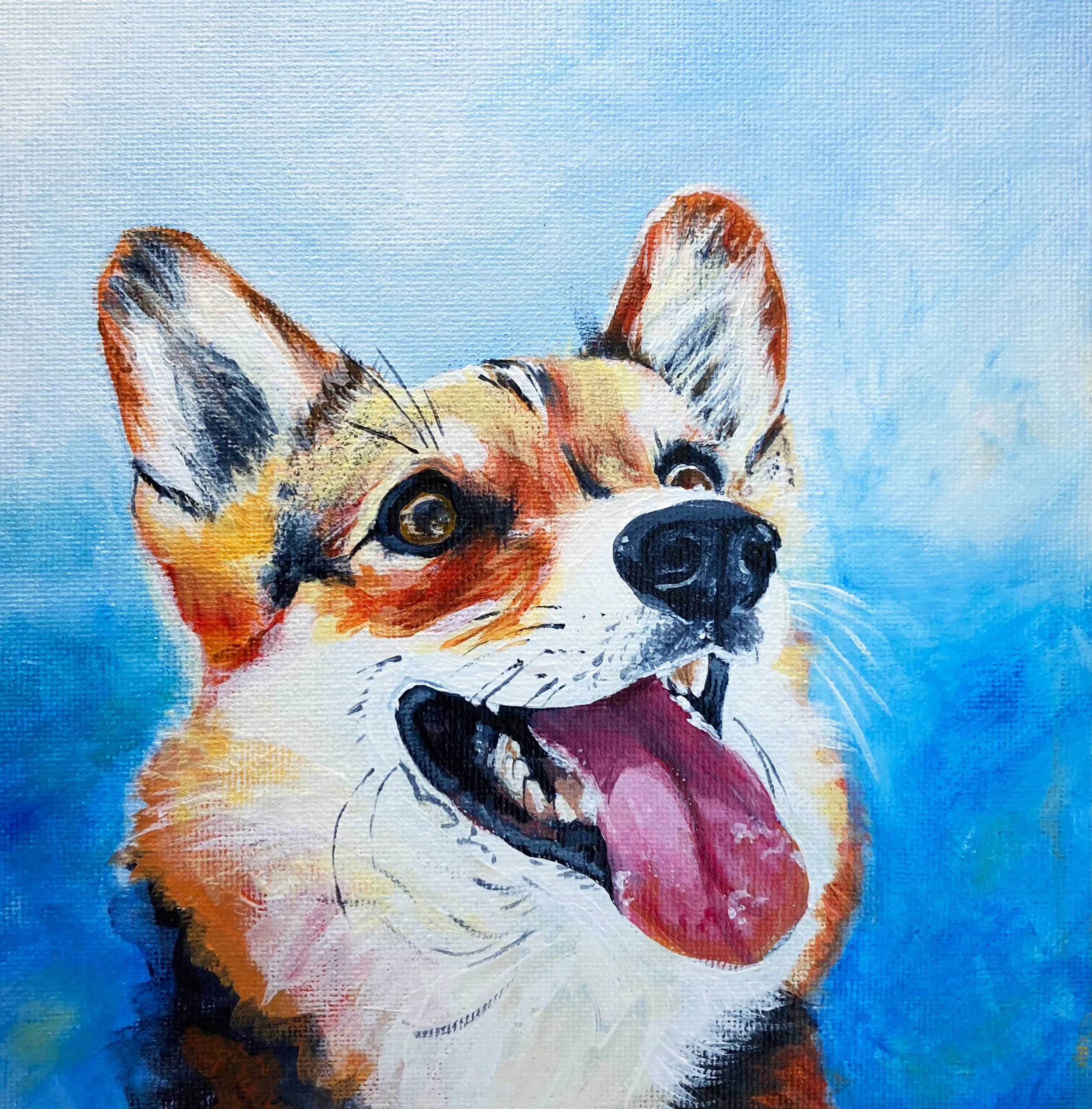 "Stella"
8" X 8"
Acrylic
(2022)
$ 125 - SOLD