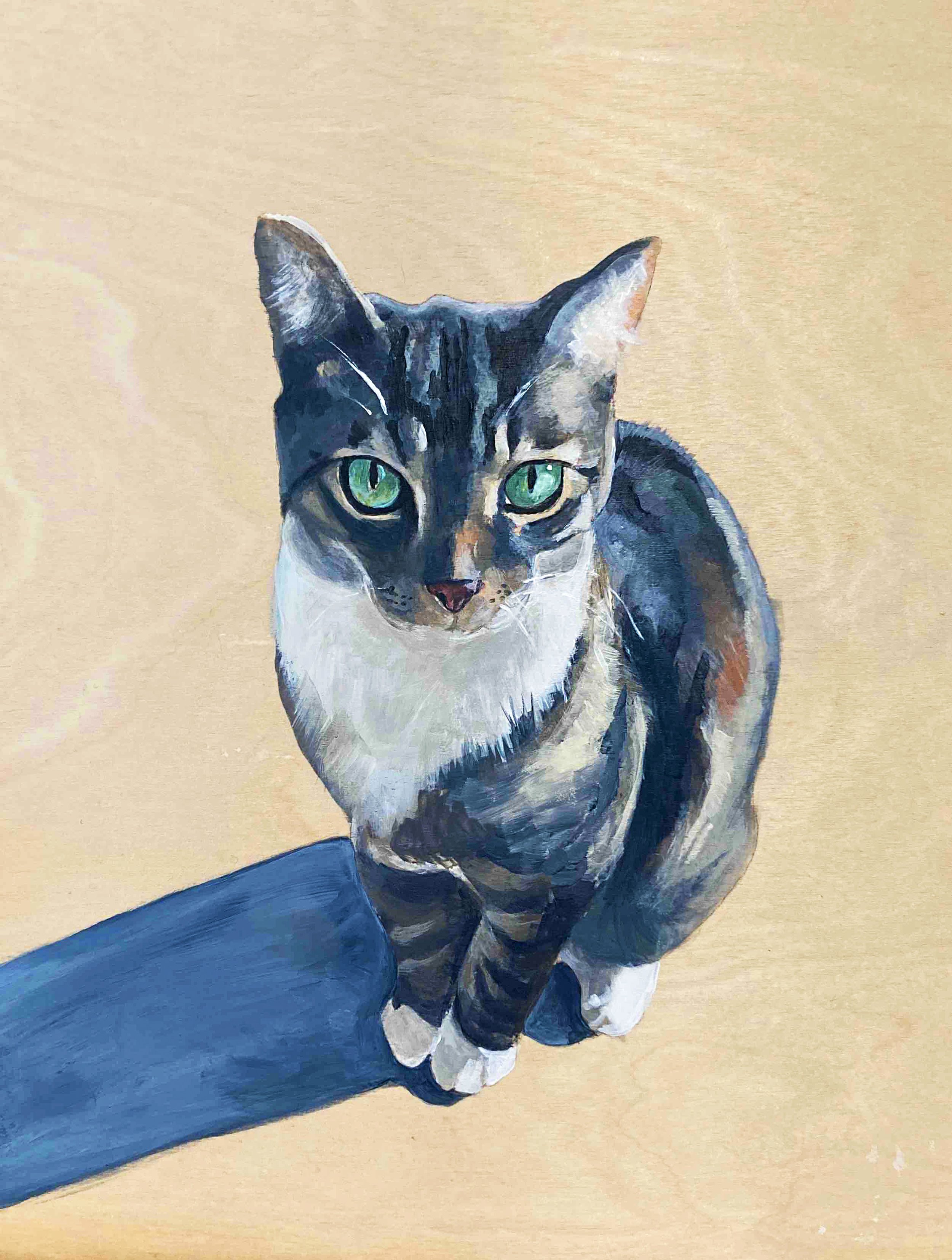 "Dexter"
8" X 10"
Acrylic
(2021)
$ 100 - SOLD