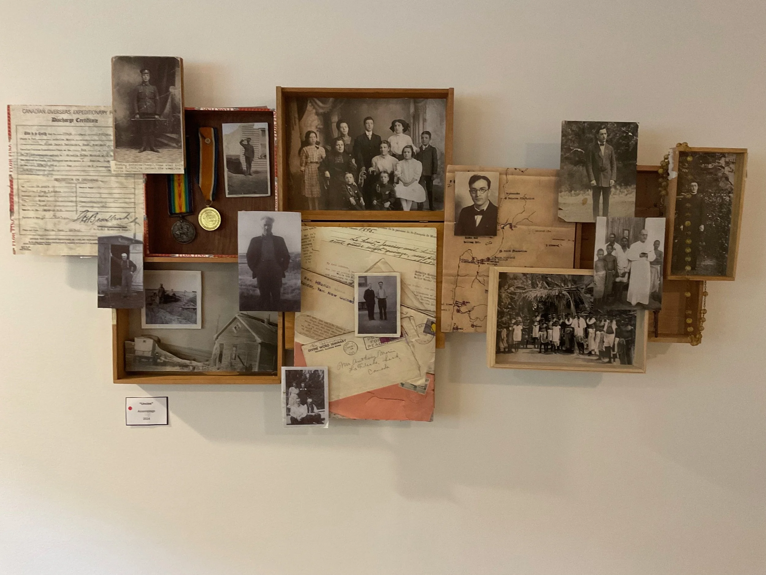 Antoine and Hilarion
Cigar boxes, paper and mixed media
(2024)
NOT FOR SALE
