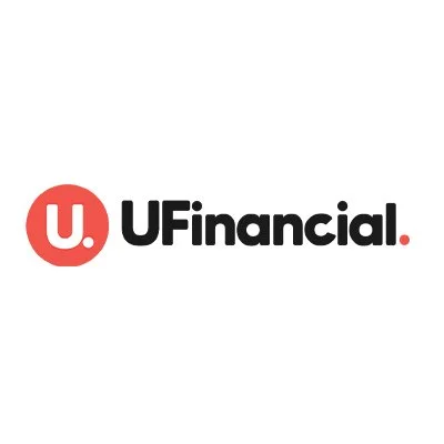 Logo of UFinancial, with a red circle containing a white letter 'U' followed by the word 'UFinancial' in black text.
