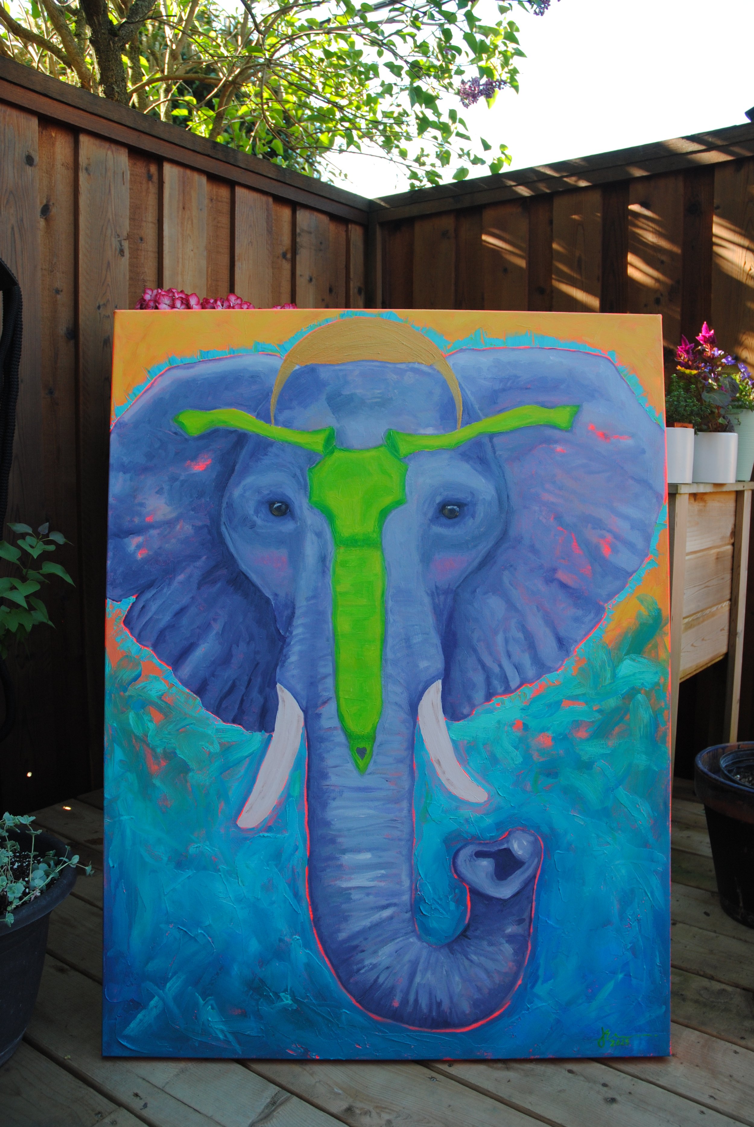 Inner Wisdom
Oil on canvas
