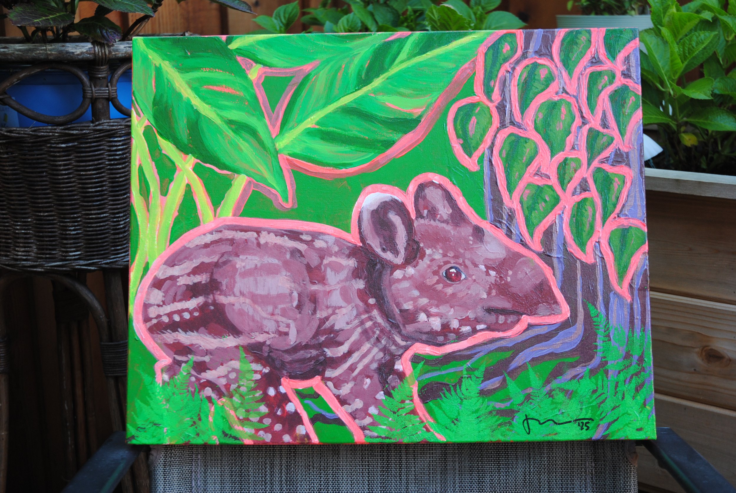 Malayan Tapir
Acrylic on canvas