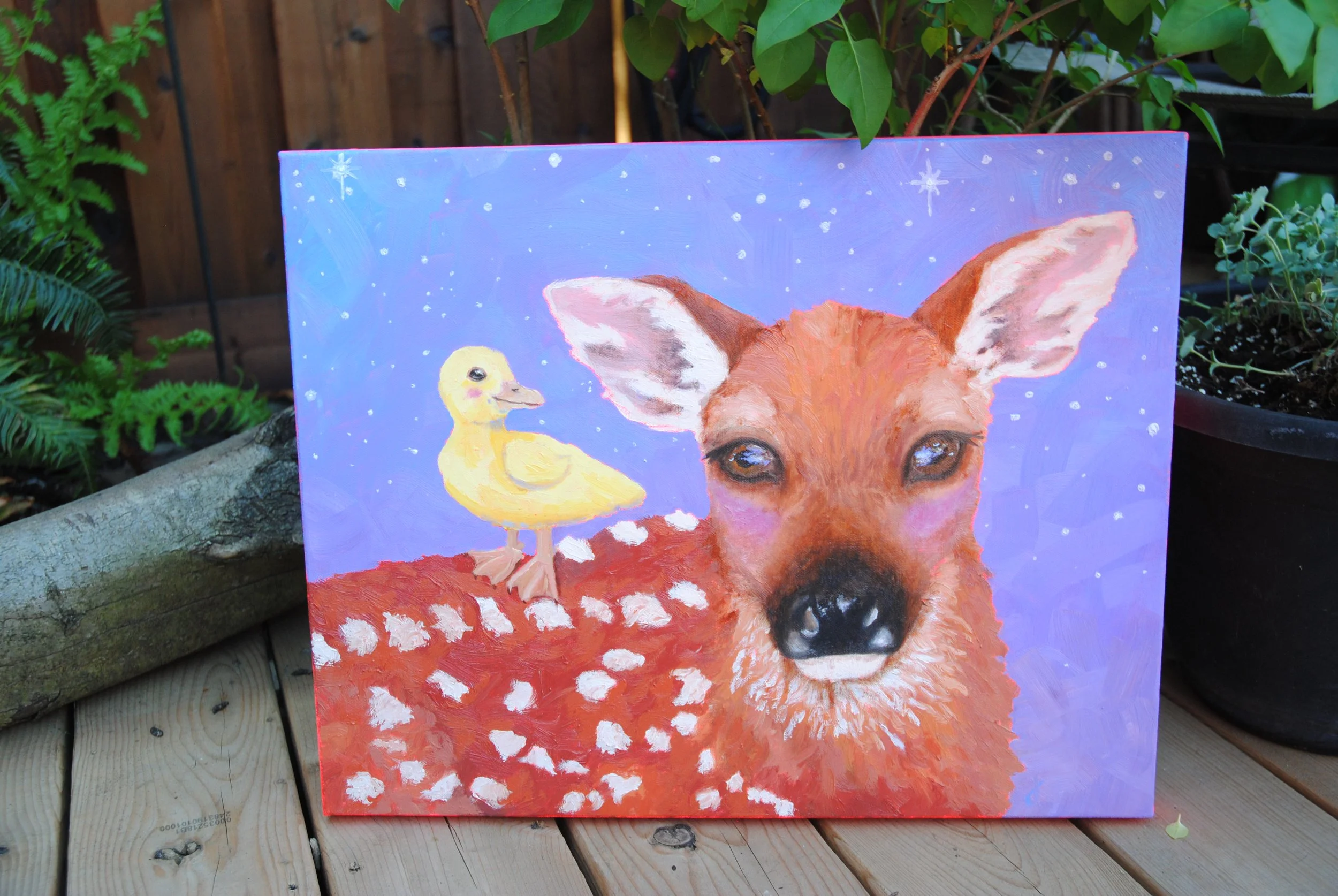 Springtime pals
Oil on canvas