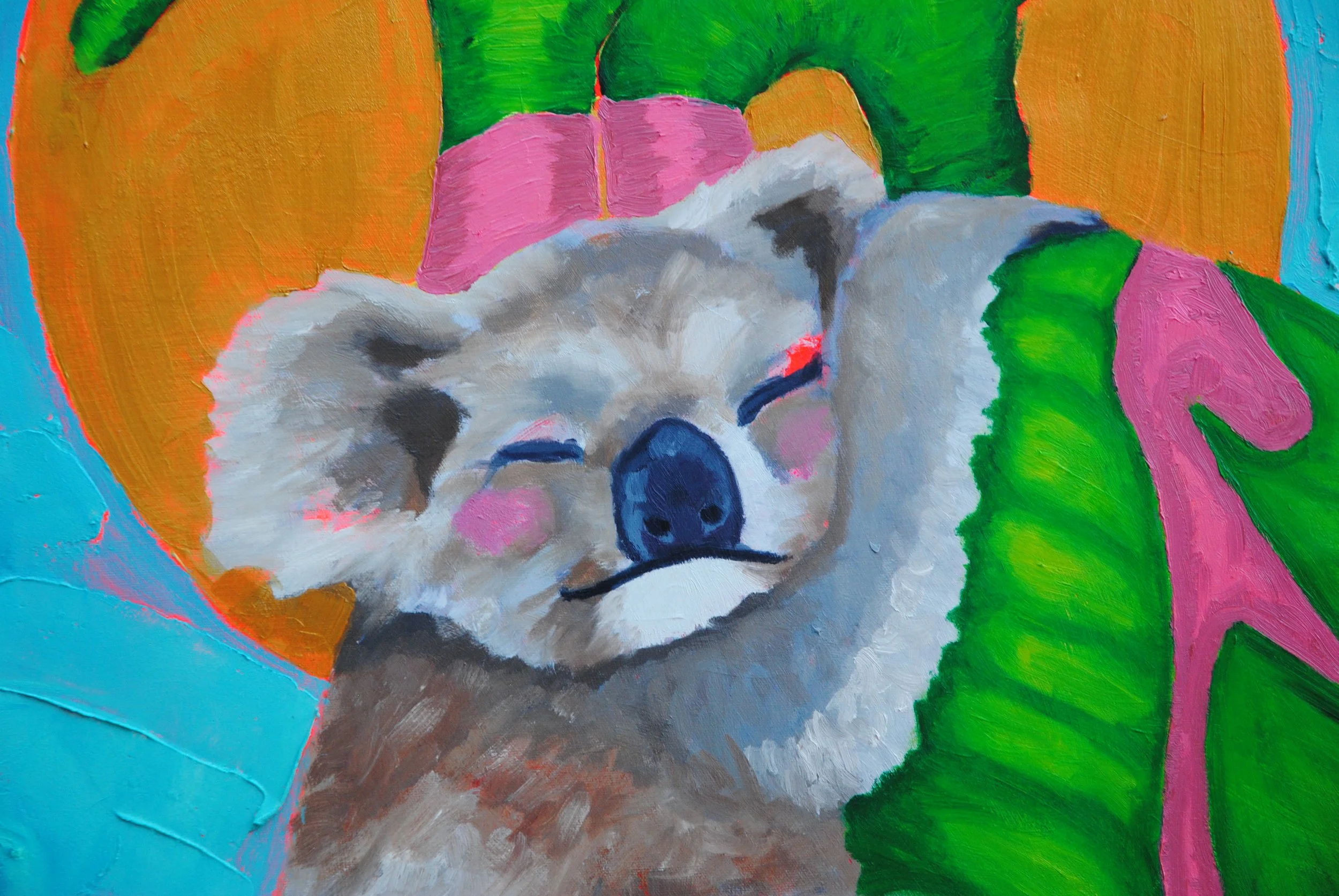 Bear Hugs
Oil on canvas
