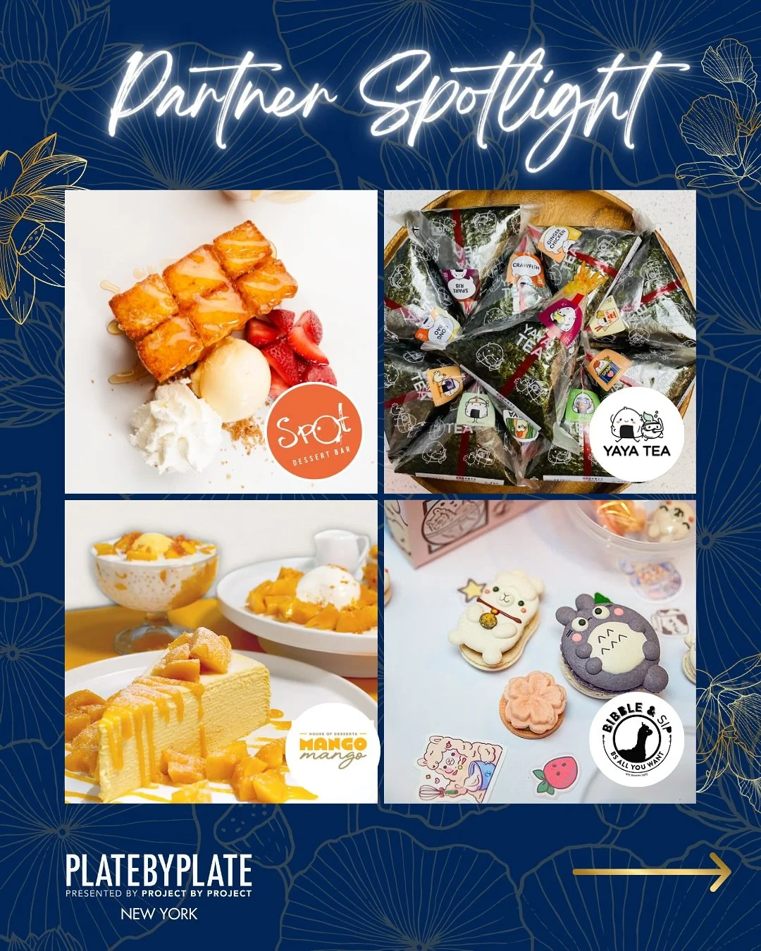 🍰 Sweet Spotlight 🍰
Save room for dessert! These partners are bringing the perfect finish to your Plate by Plate experience:
🍮 Spot Dessert Bar @spotdessertbar - Known for desserts that surprise and delight, Spot brings chef-driven creations by