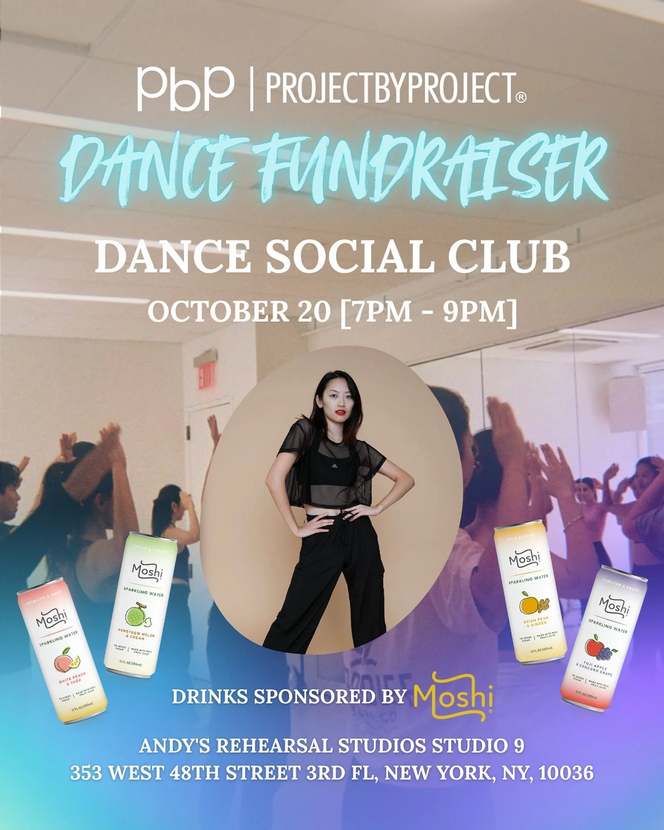 Time to dance for a cause! 💃🕺 Join us for our Dance Social Fundraiser, where good moves meet good vibes. ✨
🎵 Just Keep Watching by @tatemcrae 
🥤 Drinks by @drinkmoshi 
👝 Get Moshi swag for being on camera!
🎟️ Donation-based to support @ad