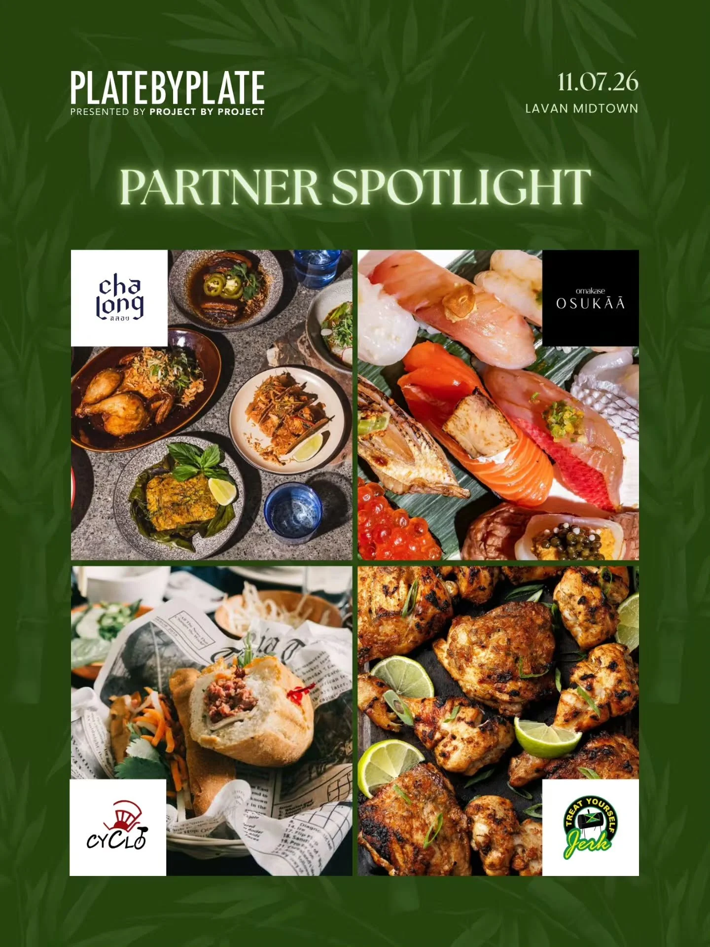The countdown to Plate by Plate NYC is on! 🍽️
In the coming weeks, we&rsquo;ll be introducing the incredible culinary partners joining us this year. Consider this your first taste of what&rsquo;s in store. 👀 Swipe to see our partners.

Every dish s