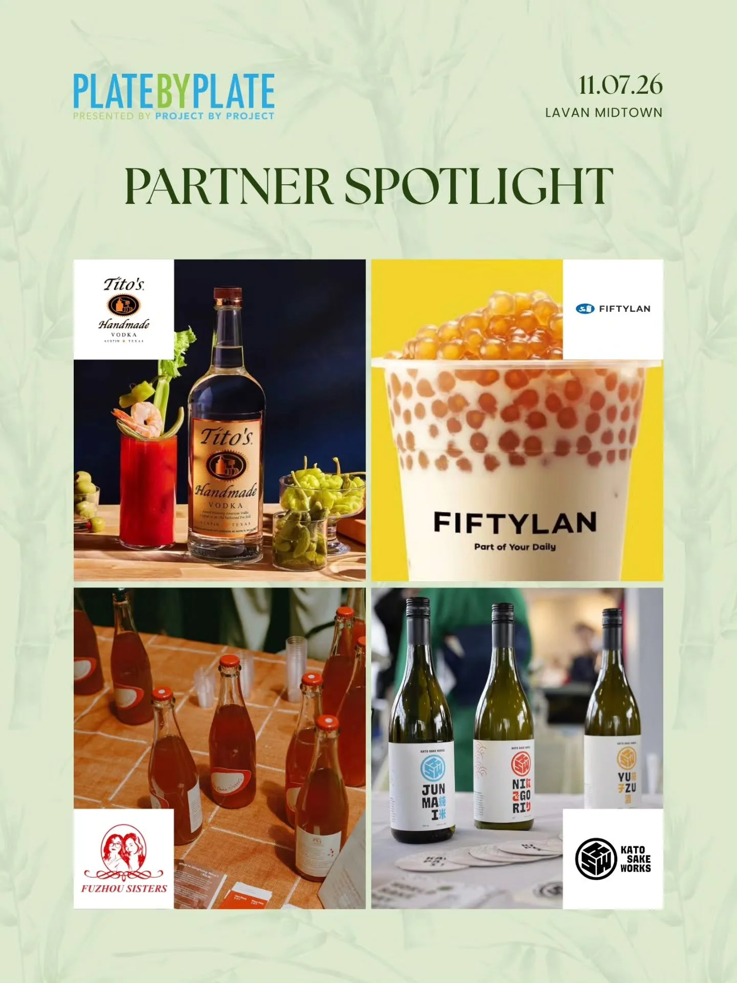 Good food deserves a great pour. 🥂

The @platebyplateny experience wouldn&rsquo;t be complete without the drinks! Meet four beverage partners bringing their own flavor to the table.

From refreshing sips to thoughtfully crafted spirits, there&rsquo;