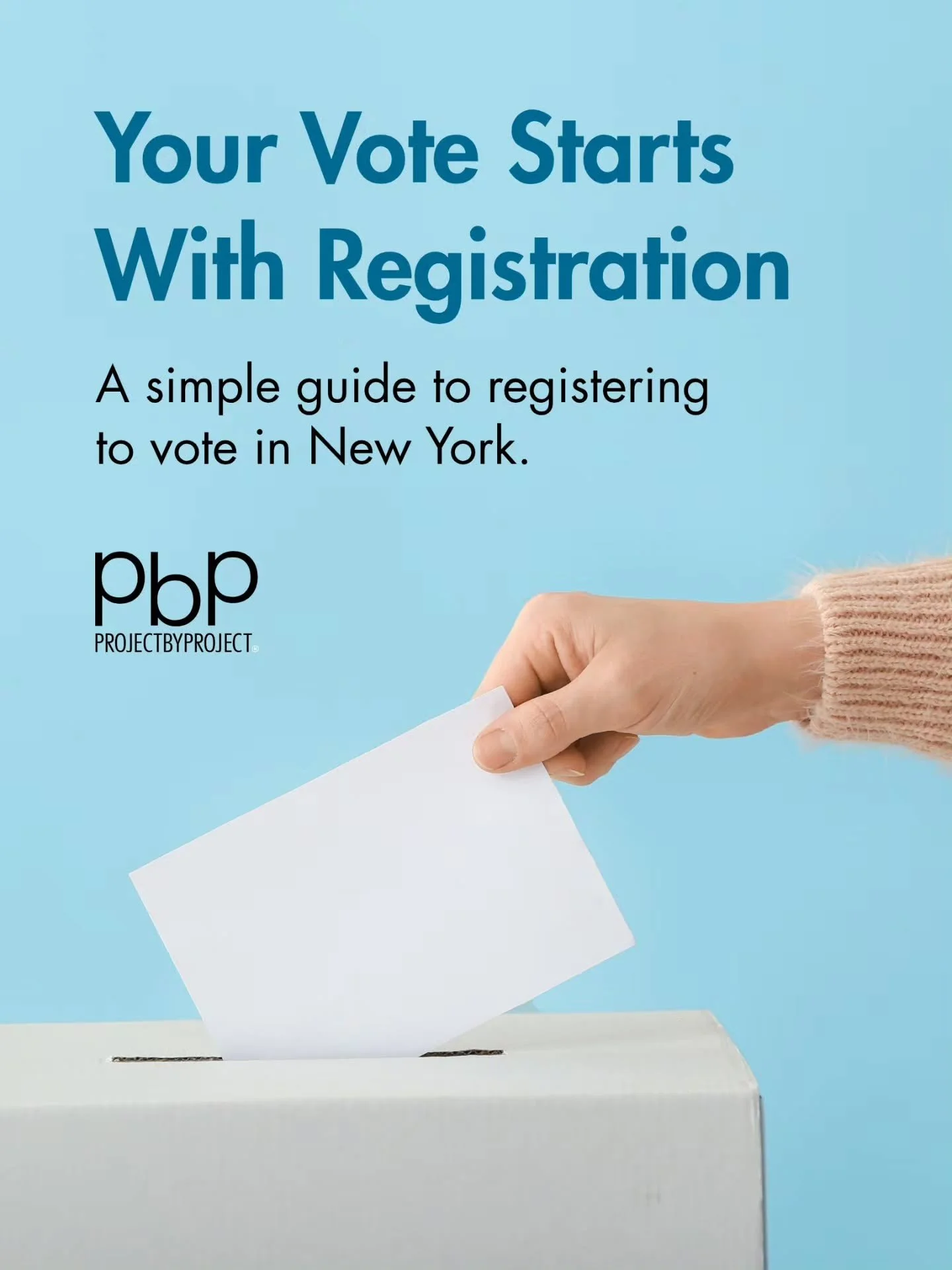 🗳 Registering to vote in New York? Here's what you need to know.

Whether you're registering for the first time or helping someone navigate the process, getting started can be simpler than you think.

Here's a quick guide to voter eligibility, regis