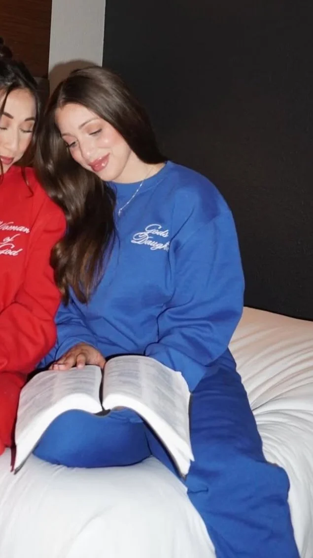 GODS DAUGHTER CREWNECK ROYAL BLUE